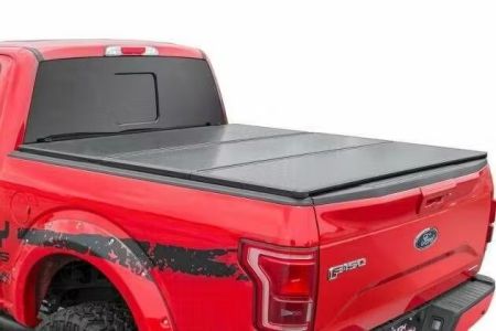 Rough Country Hard Tri-Fold Tonneau Bed Cover - RCY-45515550
