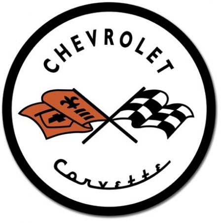 CORVETTE'53 LOGO ROUND-TS