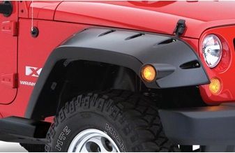 Jeep Wrangler Jeu De Bushwacker Pocket-Style Devant Fender Flares