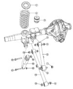 Schokdemper achterzijde met luchtvering Ram 1500 4x4 2009 > up Mopar – Image 2