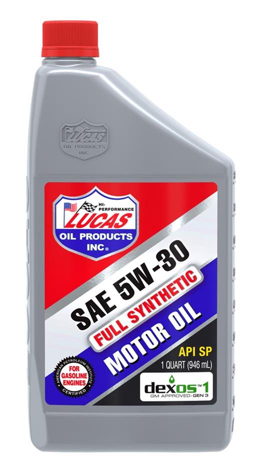 luc-10049 Lucas Synthetic 5W-30 High Performance Motor Oil 1qtr – Image 1